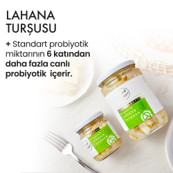 Organic Probiotic Pickled Cabbage 210 ml - Fermente Mutfağım (1)