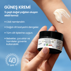 Pomegranate Seed Oil Sunscreen Cream 30 ml - Fermente Mutfağım